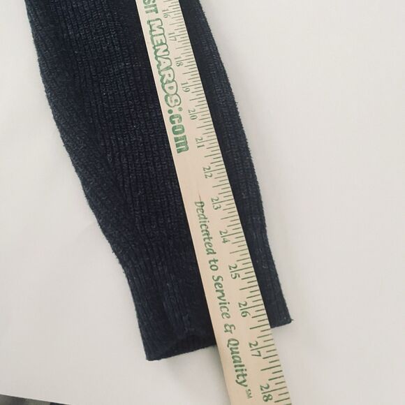 Vtg Gap Cardigan Sweater Men L Navy Blue Fleck Grandpa Chunky Knit Shawl Collar - Picture 13 of 13